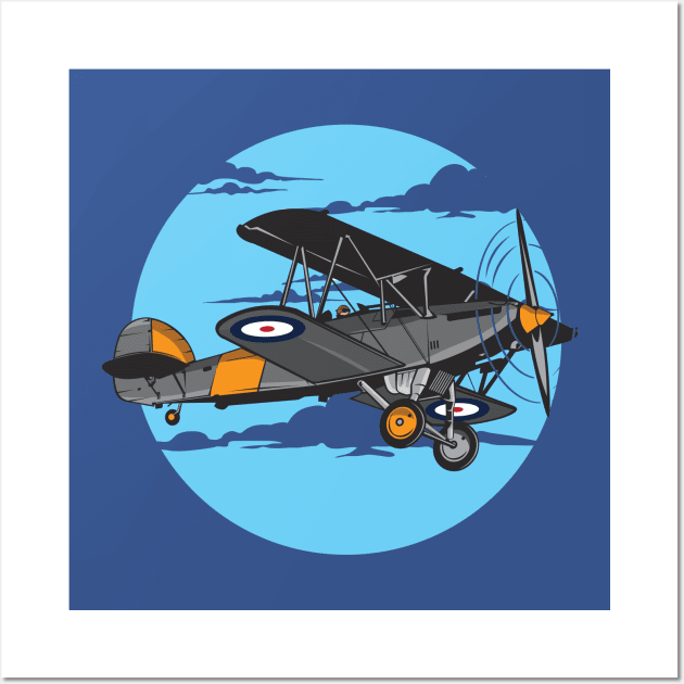 Vintage Classic Aircraft Wall Art by Funky Aviation